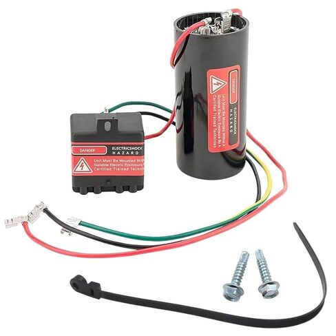 GRABOTE CSRU1 208/240VAC 88-108uF Compressor Saver Hard Start Kit for 1 to 3 Ton Systems for SER-U1 LSRU1 Potential Relay, Start Capacitor, (2025 Upgrade) in Kuwait