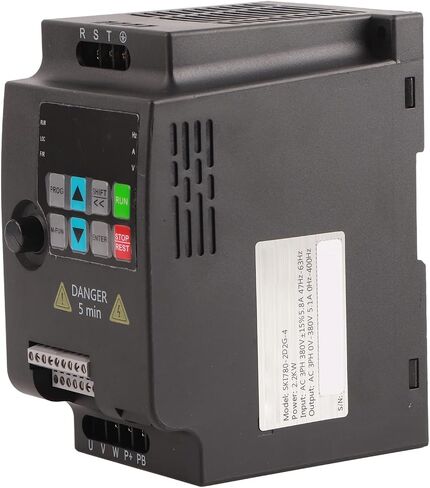 Inverter VFD, SKI780 2.2kw 380V 3 Phase Input & Output Mini Universal Motor VFD Inverter Inverter Universal Motor Controller VFD Speed Controller AC380V 50 / 60Hz, 9.6 in Kuwait