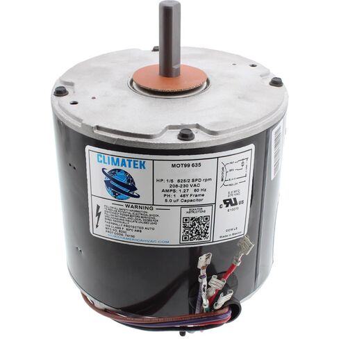 K55HXRWM-3110 - محرك مروحة مكثف مطور من ClimaTek بقوة 1/5 حصان يناسب المحركات الأمريكية in Kuwait