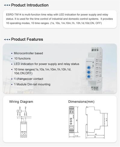 ESRS-TM14 Multi-Function Time Relay in Kuwait