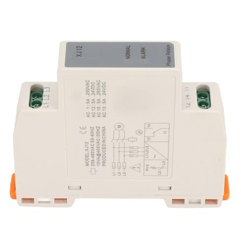 FTVOGUE Motor 3 Phase Sequence Relay، مادة PC، جهد تشغيل مستقر 208-480 Vac، مثالي للبيئات الصناعية والمصاعد in Kuwait