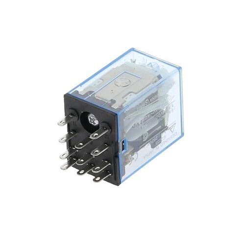 1 مجموعة MY3 HH53P MY3NJ مايكرو البسيطة لفائف الطاقة التقوية 11pin 3NO 3NC LED مصباح 5A AC 110V 220V مع المقبس 12V 24V (AC 36V) in Kuwait