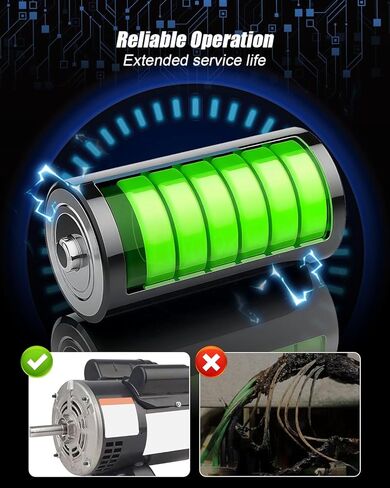 Motor Starting Capacitor Fit for 200MFD 200UF 125VAC CD60 HVAC | Replaces 200MFD 200UF 125VAC CD60 start capacitors, Provides high starting torque for reliable motor startup in Kuwait