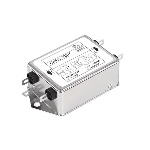 Single-Phase Two-Stage 220V Power Supply Filter Anti-Interference CW4L2 3A/6A/10A-T/S 30A-SR Rail Type 20A Bipolar Filter(Welded fin Tube,6A) in Kuwait