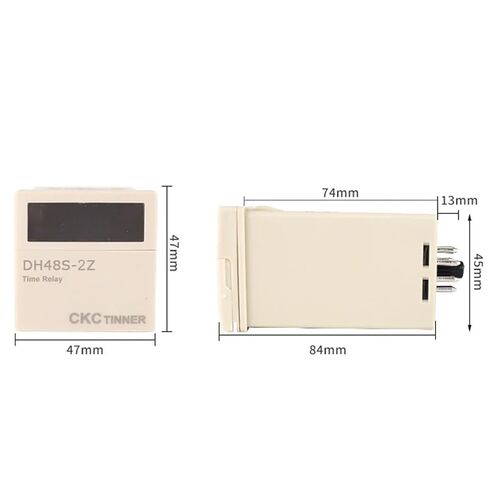 DH48S-2Z الرقمية LED الموقت للبرمجة التتابع التبديل 0.01S-99H99M تأخير مع قاعدة المقبس التيار المتناوب/تيار مستمر 12 فولت 24 فولت 36 فولت 110 فولت 220 فولت 380 فولت (AC380V) in Kuwait