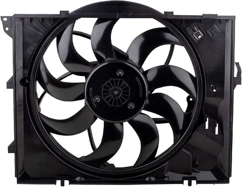 Radiator Cooling Fan Assembly Fit for BMW 128i 325i 328i Base Coupe Sedan Wagon Luxury Modern Sport 330i xDrive Replace# ‎17427562080 17427522055 BM3117101 in Kuwait