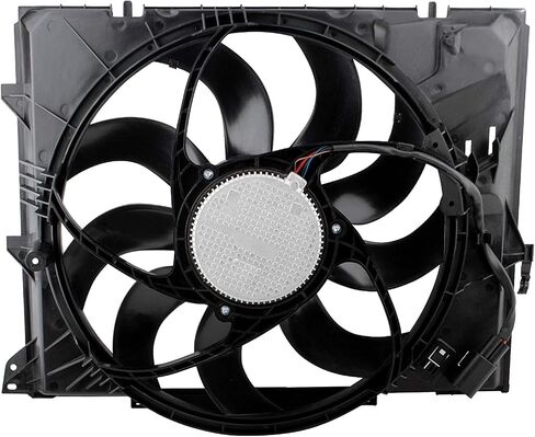 Radiator Cooling Fan Assembly Fit for BMW 128i 325i 328i Base Coupe Sedan Wagon Luxury Modern Sport 330i xDrive Replace# ‎17427562080 17427522055 BM3117101 in Kuwait