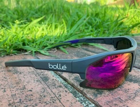 نظارة شمسية Bollé BS004002 Bolt 2.0 S بيضاوية، تيتانيوم غير لامع - فولت + الأشعة فوق البنفسجية Cat 3 in Kuwait