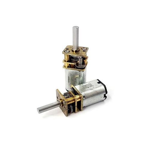 1PC N20 Full Metal Gearbox Gear Reduction Electronic Starter DC 5V 158RPM Slow Speed D-Shaft for Robot Electronic Lock in Saudi Arabia