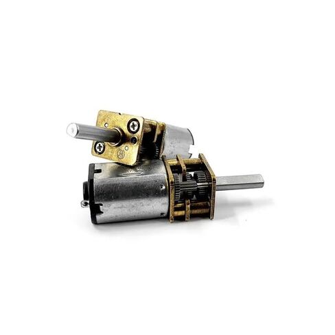 1PC N20 Full Metal Gearbox Gear Reduction Electronic Starter DC 5V 158RPM Slow Speed D-Shaft for Robot Electronic Lock in Saudi Arabia
