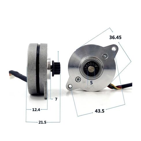 1.8 Degree 36mm Round Thin Stepper Electronic Starter 2-Phase 4-Wire Stepping Electronic Starter Synchronous Pulley Wheel in Kuwait