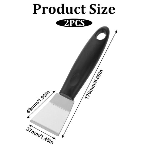 Professional 3D Print Printing Scraper Spatula Set, Metal Scraper Upgraded Polished Metal 3DPrinter Spatula with Comfortable Grip for Resin Removal Model Stripping(1 Straight Head&1 Elbow Head) in Kuwait