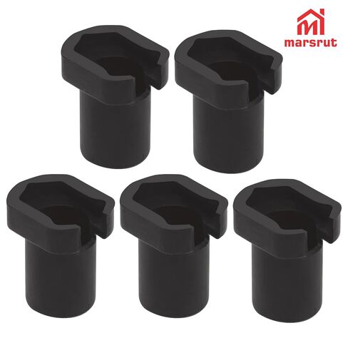 5 قطع من غطاء الفوهة ذات النهاية الساخنة يناسب طابعة Qidi Q1 Pro ثلاثية الأبعاد، جورب سيليكون واقي لتعزيز أداء الطابعة ثلاثية الأبعاد، مقاومة درجات الحرارة العالية (أسود) in Kuwait