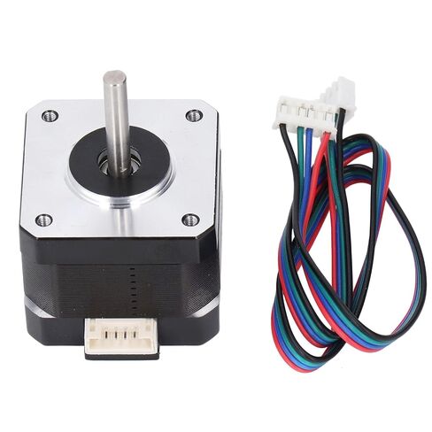 42 Stepper Motor, 2 Phase Carbon Steel Low Noise High Torsion 3D Printer Stepping Motor with Cable Compatible with 3D Printer in Kuwait