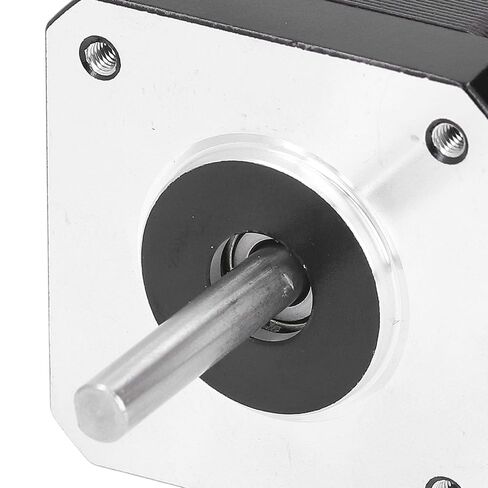 42 Stepper Motor, 2 Phase Carbon Steel Low Noise High Torsion 3D Printer Stepping Motor with Cable Compatible with 3D Printer in Kuwait