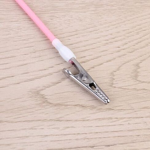 2Pcs Pink Dental Silicone Chain Clip Napkin Holder Bib Clips Apron Towel Napkin Clip Lanyard Neck Strap Chain for Elderly Adult Creative Napkin Holders Kitchen Accessories in Kuwait