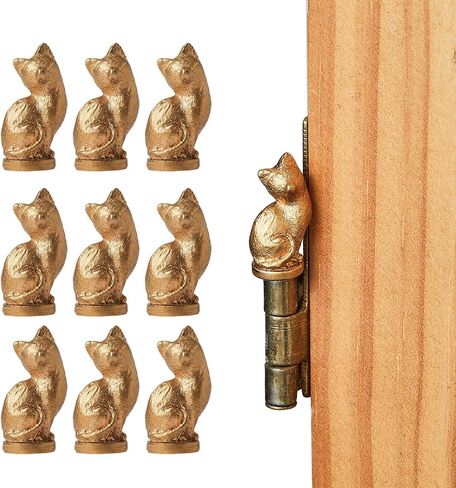 Cat Hinge Head 10 piece Set Magnetic Hinge Nightingale Door Home Decoration Figurine Decoration Door Decoration Cover in Kuwait