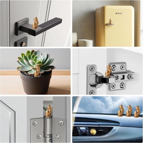 Cat Hinge Head 10 piece Set Magnetic Hinge Nightingale Door Home Decoration Figurine Decoration Door Decoration Cover in Kuwait