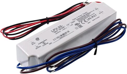 تحويل مصدر الطاقة LPH-18 220 فولت إلى 12 فولت/24 فولت 20/35/60 وات IP67؛ LPV-35-24 24 فولت 1.5 أمبير | LPV3524 in Kuwait