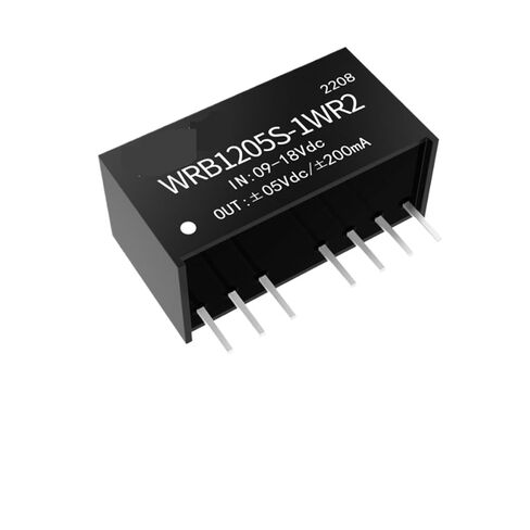 WRB1205S-1WR2 جهد عريض 9-18 فولت إلى 5 فولت 10 وات مخرج واحد ثابت DC-DC وحدة طاقة 1 قطعة in Kuwait