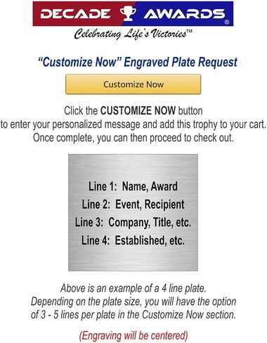 Decade Awards Cup Trophy, Silver and Gold, 10 or 13 Inch Tall | Engraved Metal Corporate Cup Award - Customize Now in Kuwait