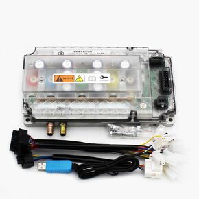 VOTOL EM150 72510 200A 1-Phase لوحة تبريد المياه الكهربائية دراجة نارية سكوتر موجة جيبية فرش تيار مستمر محور QS برمجة تكلم من نوع وحدة تحكم المحرك in Kuwait