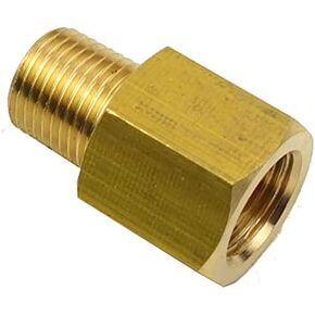 HongBoW 1/8 BSPT ذكر x 1/8 NPT أنثى تركيب الأنابيب النحاسية محول BSP NPT محول البريطانية إلى الولايات المتحدة مقياس الاستشعار المرسل محول المخفض in Kuwait