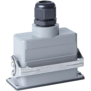 HE4/6/10/12/16/20/24 Aviation Plug Stainless Steel Buckle Heavy-Duty Connector Industrial Thermal Conductivity(20-coresinglebuckletop) in Kuwait