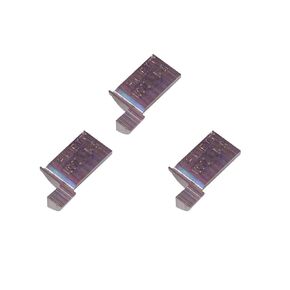 THINBIT 3 عبوات MGTI051D2RE عرض 0.051 بوصة، عمق 0.063 بوصة، كربيد مطلي بـ TiAlN، زاوية حادة، إدراج حز للصلب والتيتانيوم وسبائك النيكل والفولاذ المقاوم للصدأ مع قطع متقطعة in Kuwait