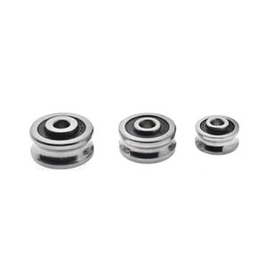 5pcs/Lot SG10 SG15 SG20 SG25 SG66 U Groove Bearing Steel Pulley Ball s Track Guide Roller(SG15 M5X18) in Kuwait