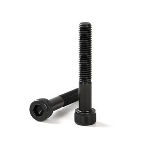 M6-1.0 x 60mm Socket Head Cap Screws, M6 Bolts, 12.9 Grade Alloy Steel, Black Oxide Finish, Half Thread, Allen Drive Metric Fasteners, 10Pcs in Saudi Arabia