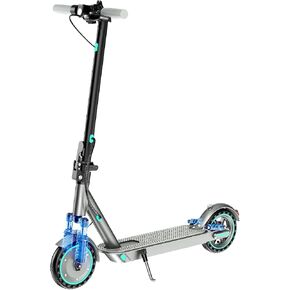 EggKing D8 Foldable Electric Scooter, 350W Front Rear Suspension for Adults | 36 V 10.5 AH lithium battery; 15-22 mile range; dual brakes; front and rear lights; aluminum frame for all-weather commuting in Kuwait