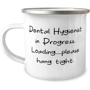 Dental Hygienist Dental hygienist 12oz Camping Mug, Inappropriate Dental hygienist Gifts, For Colleagues from Team Leader in Kuwait