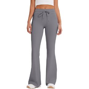 MOOSLOVER Women Bootcut Flare Yoga Pants Drawstring High Waist Pilates Leggings Stretch Butter Soft Active Pant in Saudi Arabia