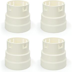 محول أنابيب الصرف المموج 4 بوصات، توصيل 4 بوصات Sdr 35 أو Sch 40 أنابيب تصريف PVC، نظام صرف للمنازل والساحات القابلة للتطبيق، موصل دفع بسيط - 4 عبوات in Kuwait