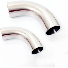 76mm 3" OD lengthen 20mm SUS 316L Stainless Steel Butt Weld 90 Deg Elbow Pipe Fitting Beer in Kuwait