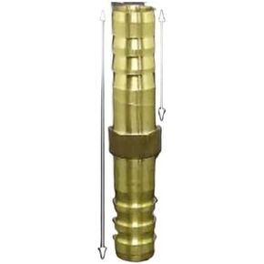 10 PCS 8mm Hose Straight Splicer Brass Hosetail Fitting Coupling Water Fuel in Kuwait