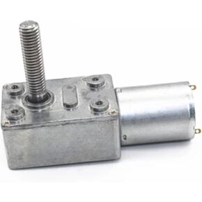 دودة العتاد DC المخفض كاتب الإلكترونية مع M8 الخيوط رمح عكس CW / CCW الذاتي قفل التغليف 24V 2 دورة في الدقيقة المحركات الصناعية in Kuwait