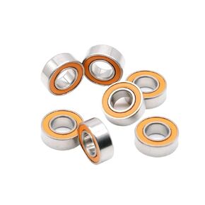 صغيرة مختومة الصلب الكرة تحمل 1 قطعة S687 2RS CB 7x14x5 مللي متر ABEC-7 الفولاذ المقاوم للصدأ الهجين محمل كروي سيراميك دون الشحوم تحول سريع in Kuwait