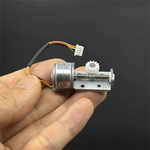 Micro 15mm 2-Phase 4-Wire Stepper Motor Mini Linear Screw Shaft Output 13 Teeth Plastic Gear Stepping Motor in Kuwait