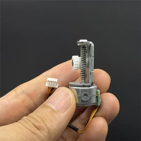 Micro 15mm 2-Phase 4-Wire Stepper Motor Mini Linear Screw Shaft Output 13 Teeth Plastic Gear Stepping Motor in Kuwait