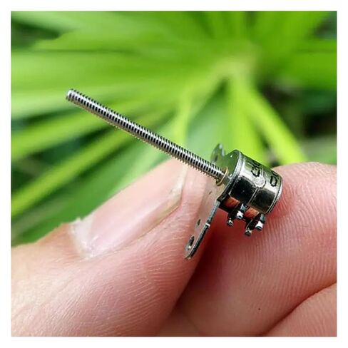 5 قطعة 6 مللي متر محرك متدرج 2-Phase 4-Wire الخطي المسمار يخطو 17 مللي متر رمح طويل لتعديل عدسة الكاميرا in Kuwait