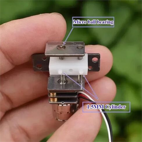 2-Phase 4-Wire الخطي والعتاد محرك متدرج كامل علبة التروس المعدنية موتور المسمار رمح المنزلق تتحرك كتلة الكرة تحمل in Kuwait