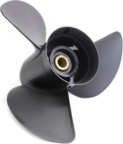 Yamaha 6G5-45945-01-00 Aluminum Propeller 14X19; 6G5459450100 Made by Yamaha in Kuwait