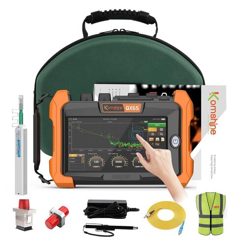 Live iOLM 1310/1550/1625nm PON Fiber OTDR يصل إلى 38/36/34 ديسيبل مدمج OPM OLS VFL خريطة الحدث WiFi Remote RJ45، GPON OTDR مع تنسيق SOR PDF + معايرة ذاتية + اختبار ثنائي الاتجاه in Kuwait