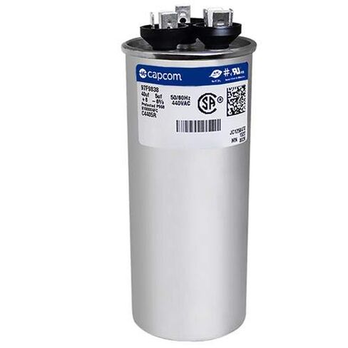 باكارد PRCFD405 - 40 + 5 فائق التوهج MFD x 440 VAC Genteq استبدال مكثف مزدوج مستدير # C4405R / 97F9838 in Kuwait