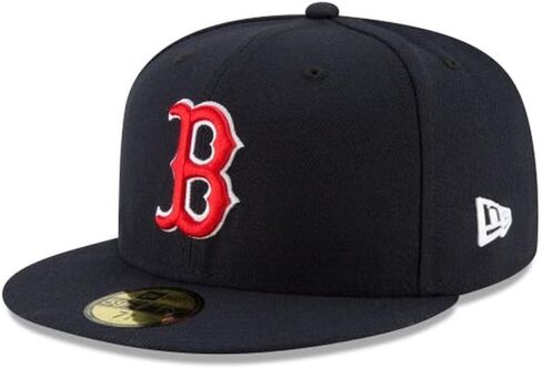 عصر جديد MLB 59FIFTY بوسطن ريد سوكس البحرية فريق اللون شعار مجموعة أصيلة جاهزة على الميدان قبعة بيسبول قبعة in Kuwait