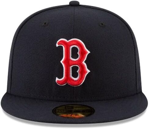 عصر جديد MLB 59FIFTY بوسطن ريد سوكس البحرية فريق اللون شعار مجموعة أصيلة جاهزة على الميدان قبعة بيسبول قبعة in Kuwait