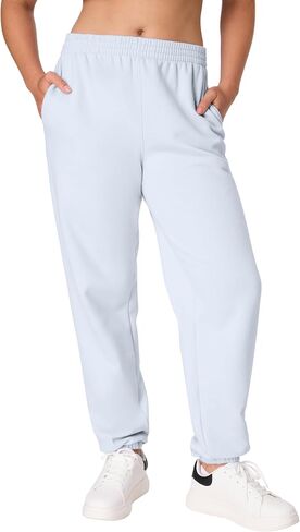 Hanes Women's Originals Midweight Fleece Joggers, Sweatpants with Pockets, 30" Inseam in Kuwait