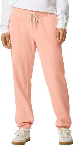 Comfort Colors Adult Garment-Dyed Lightweight Fleece Sweatpants, M, Peachy in Kuwait